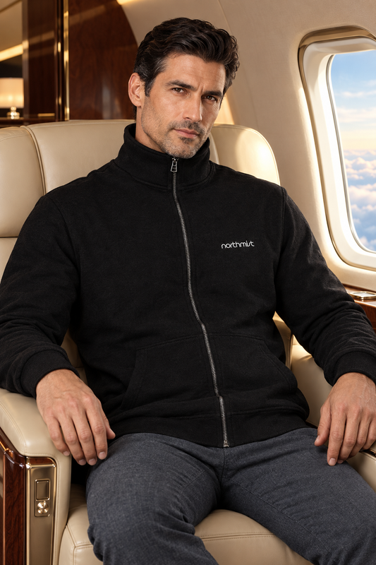 Black Beauty High Neck Jacket