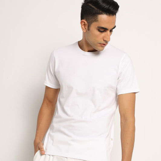 lagon white crew neck