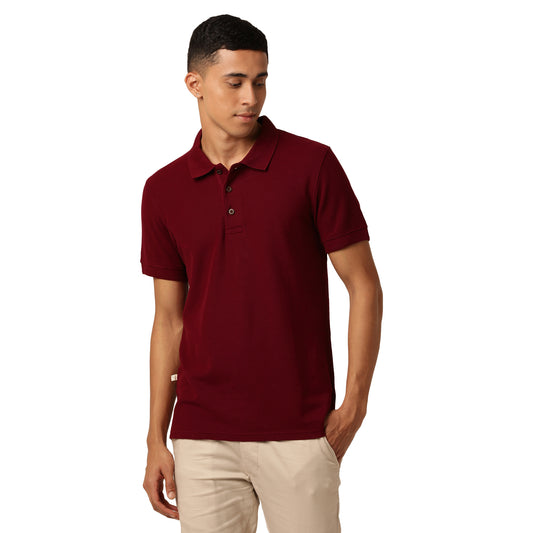 Space Combo Polo Neck T-shirts (Pack of 2)