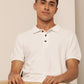 Kalon White Polo Neck T-Shirt