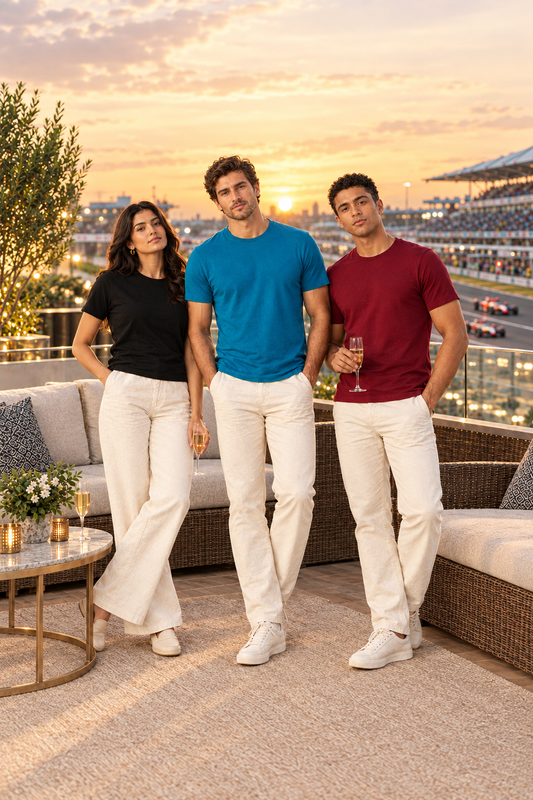 Alpha Combo Crew Neck T-Shirts (Pack of 3)