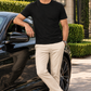 Bare Black Crew Neck T-Shirt