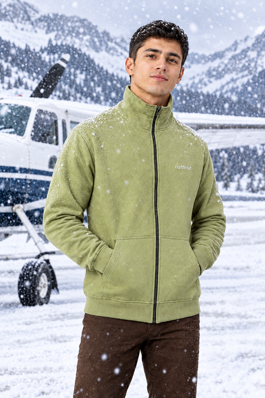 Dried Herb High Neck Jacket