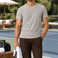 Ethereal Grey Crew Neck T-Shirt