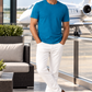Explorer Blue Crew Neck T-Shirt