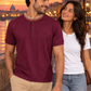 Plum Henley T-Shirt