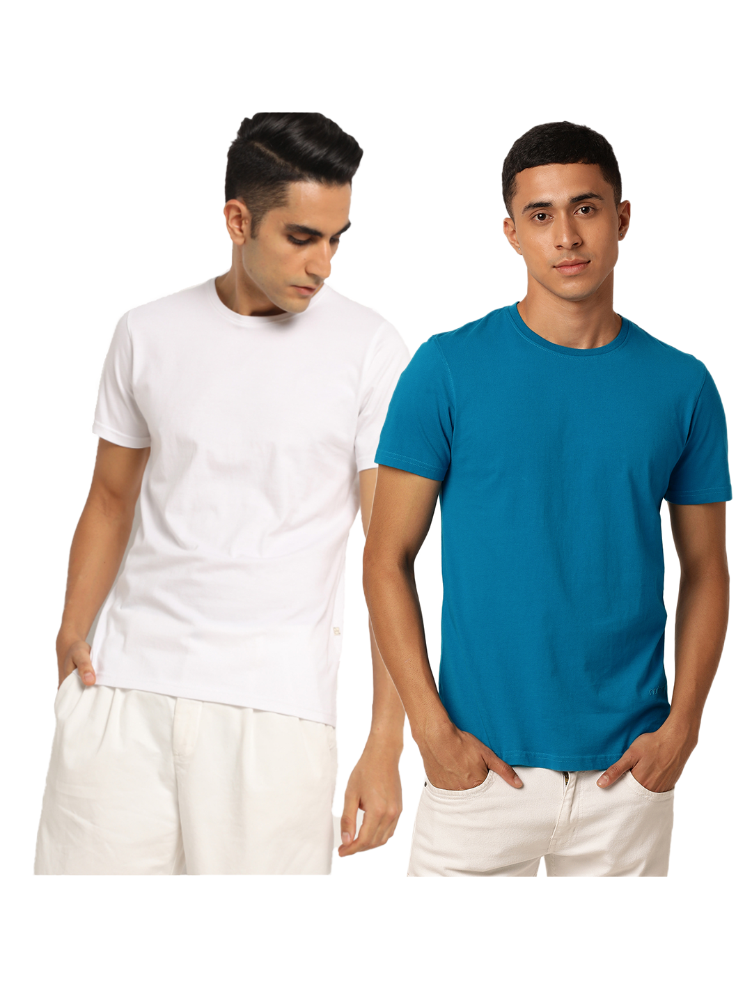 Cove Combo Crew Neck T-Shirts (Pack of 2)