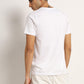 Organic round neck tshirt in white 