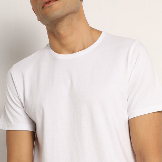 lagon white crew neck
