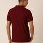 Eunoia Maroon Polo Neck T-Shirt