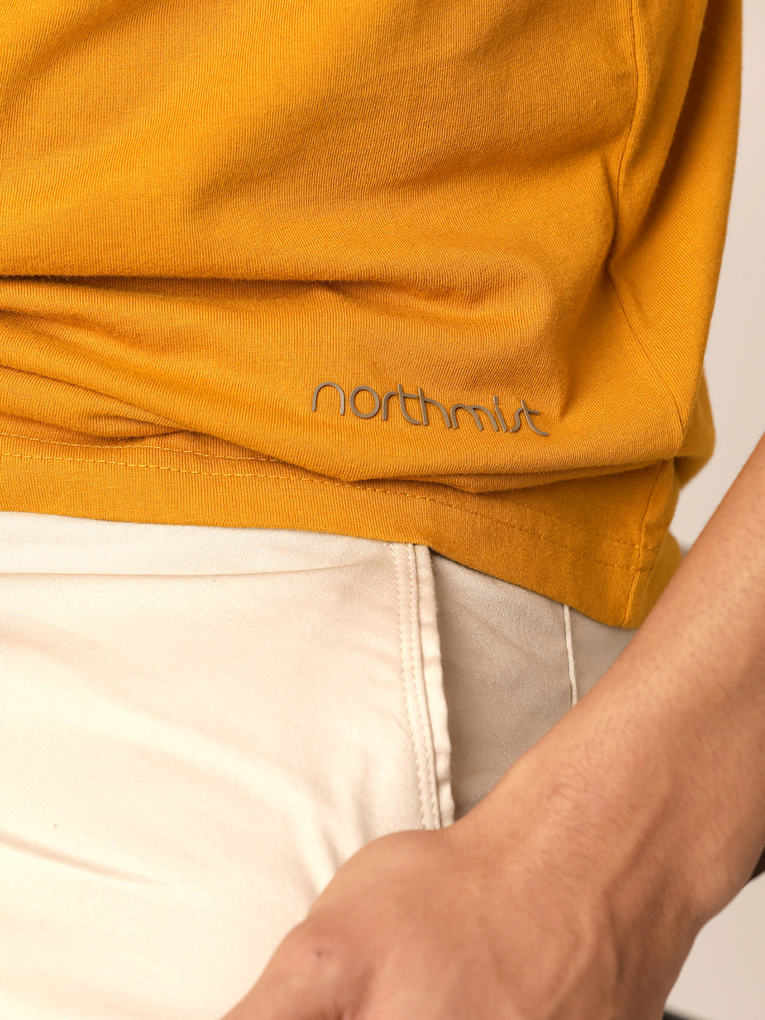 Perennial Combo Pack: Organic Crew Neck T-shirts - Grey, Mustard, White and Blue