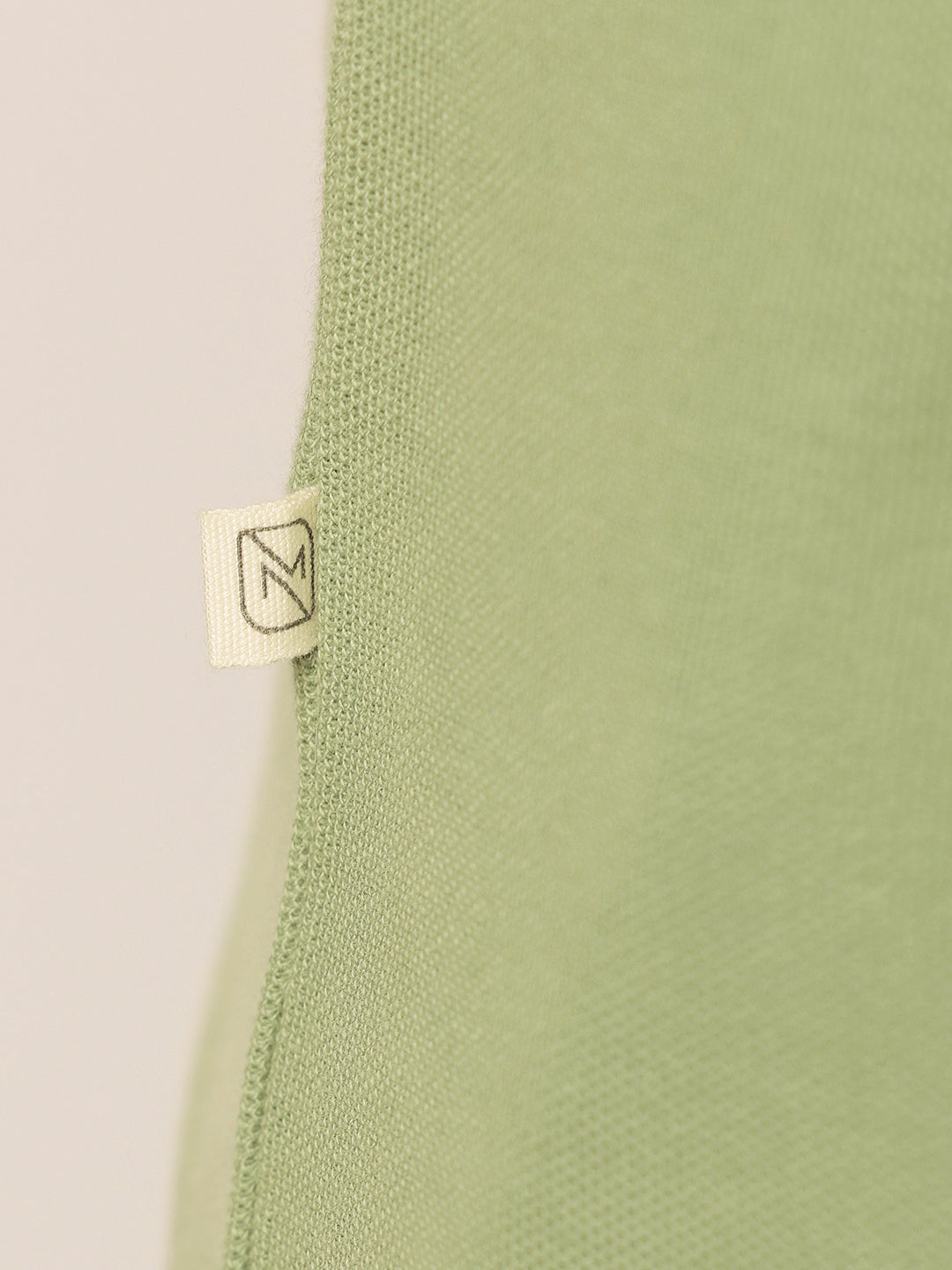 Meraki Green Polo Neck T-Shirt