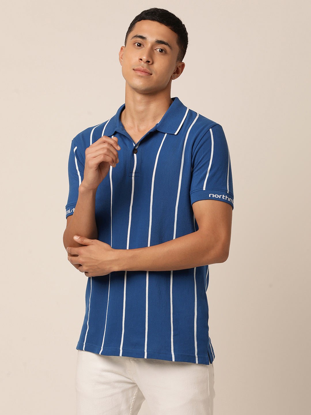 Surf The Web Stripe Polo