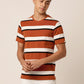 Umber Stripe Crew T-Shirt