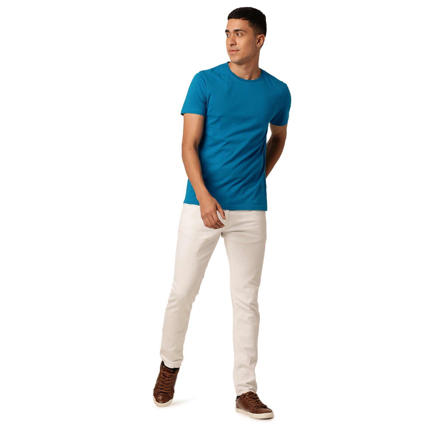 Verdant Combo Pack  Organic Crew Neck - Grey, Mustard and Blue