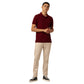 Ravine Combo Pack  Organic Polo Neck T-Shirts - Maroon, Green and Black