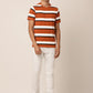 Umber Stripe Crew T-Shirt