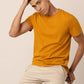 Ludic Mustard Crew Neck T-Shirt