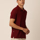 Eunoia Maroon Polo Neck T-Shirt