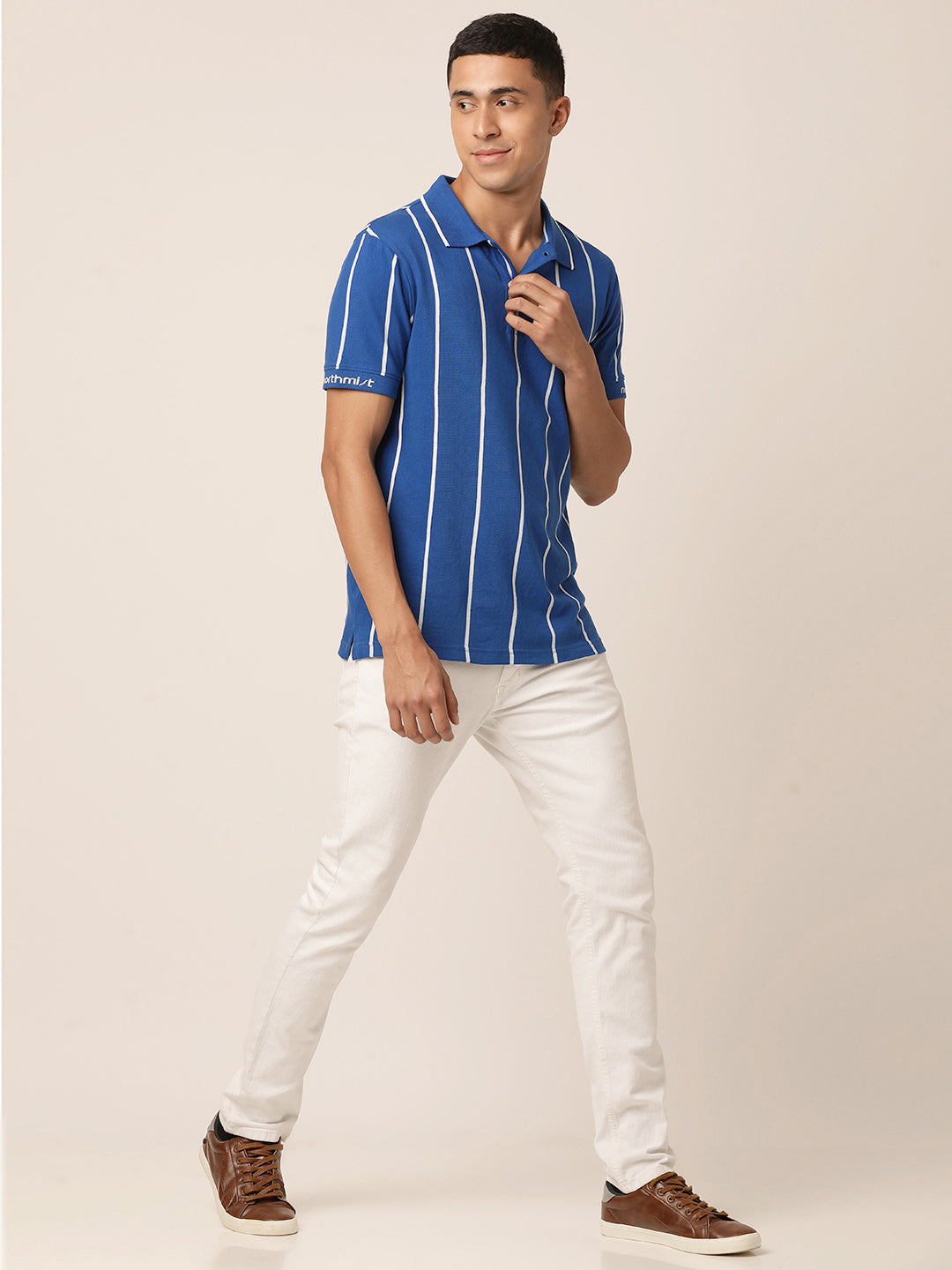 Surf The Web Stripe Polo